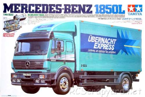 56307 • Tamiya Mercedes-Benz 1850L Delivery Truck • (Radio Controlled ...