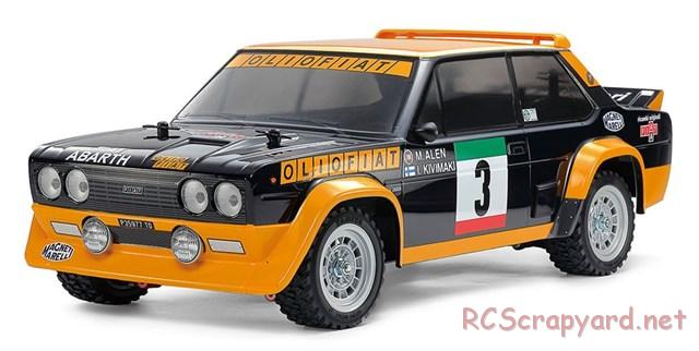 Tamiya Fiat 131 Abarth Rally Olio Fiat - 58723