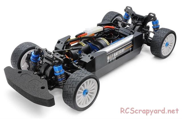 Tamiya XV-02RS Pro - 58726 - 1:10 Electric Model Rally Chassis