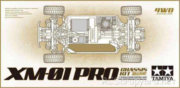 Tamiya XM-01 Pro Chassis - 58738