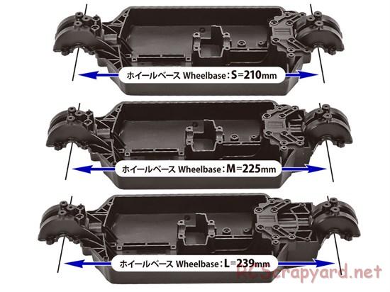 Tamiya XM-01 Pro Chassis - 58738