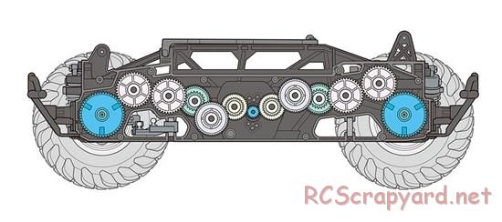 Tamiya GF-02 Chassis