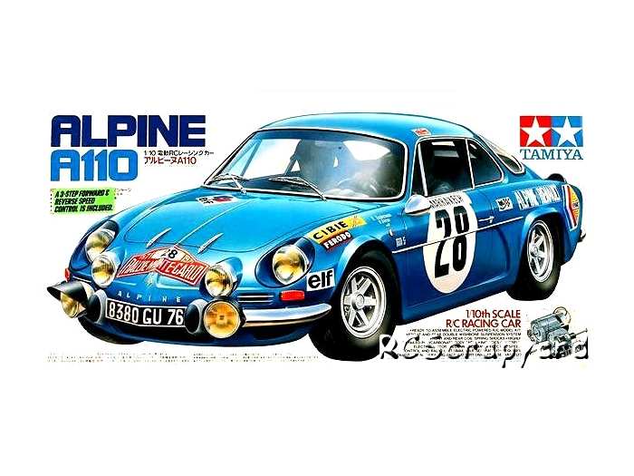 renault alpine a110 tamiya