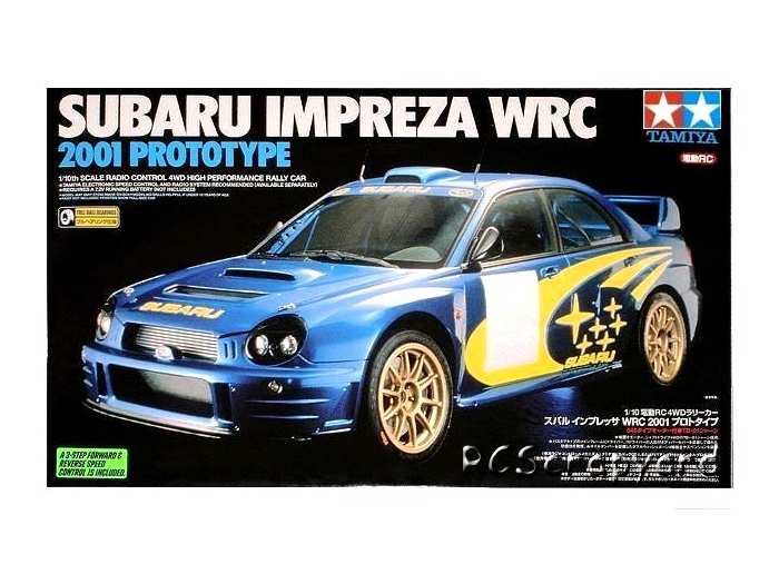 絶版 タミヤ RC 1/10 スバル・インプレッサ WRC 2001年型 - ホビーラジコン