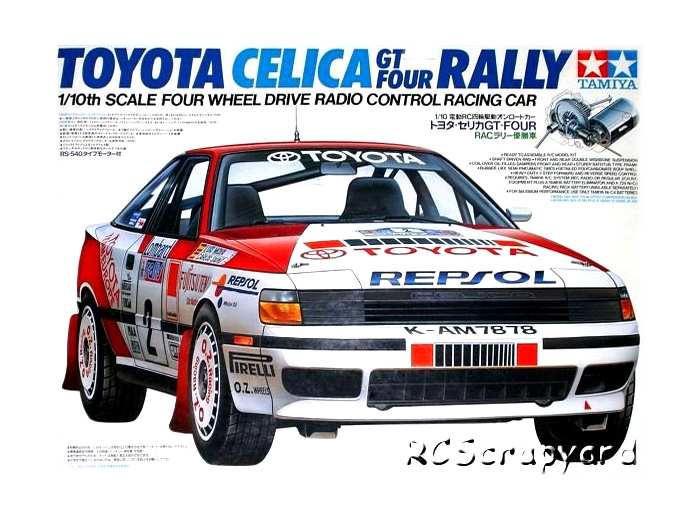 Tamiya Toyota Celica Gt Four Rally Ta 01 Radio Controlled Model Archive Rcscrapyard