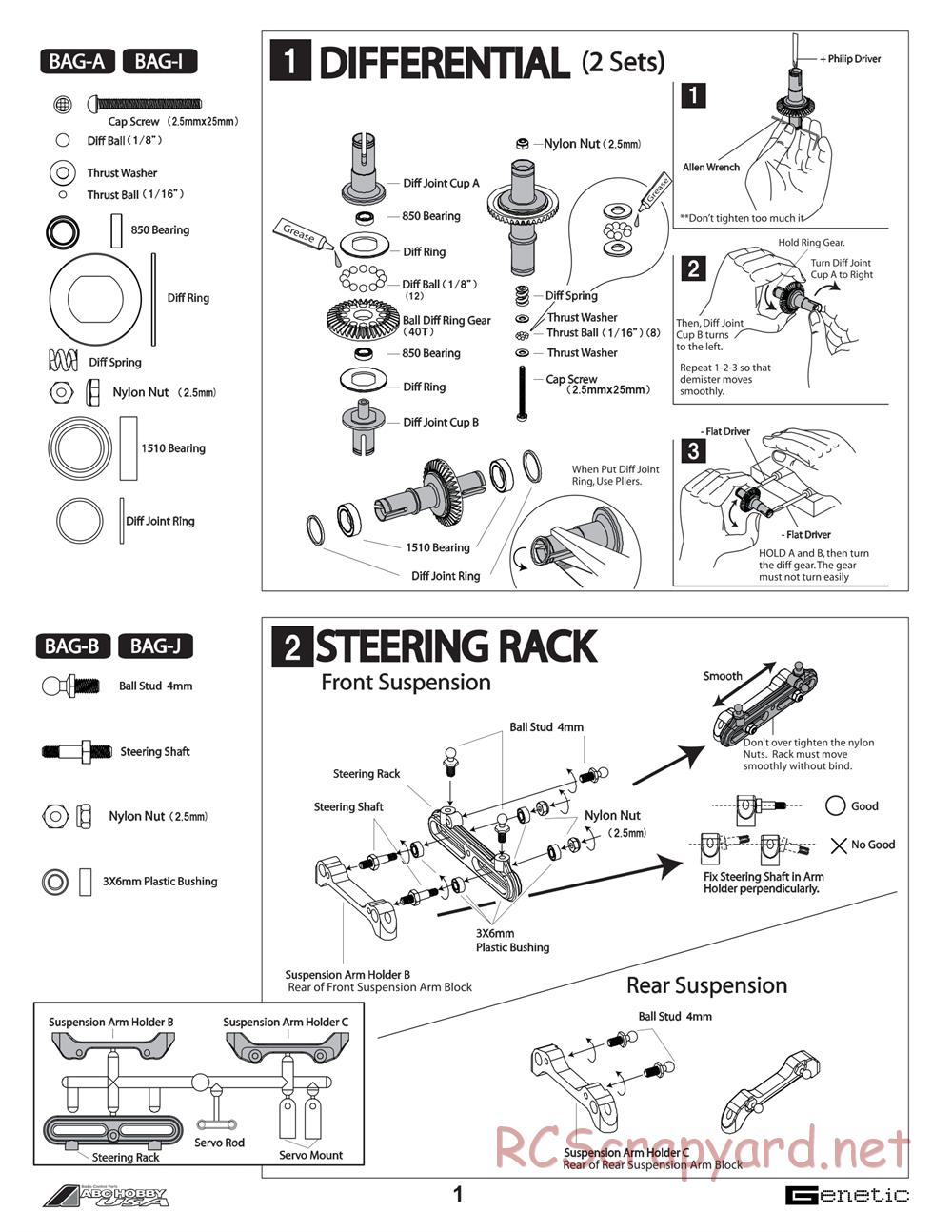 ABC Hobby - Genetic - Manual - Page 2