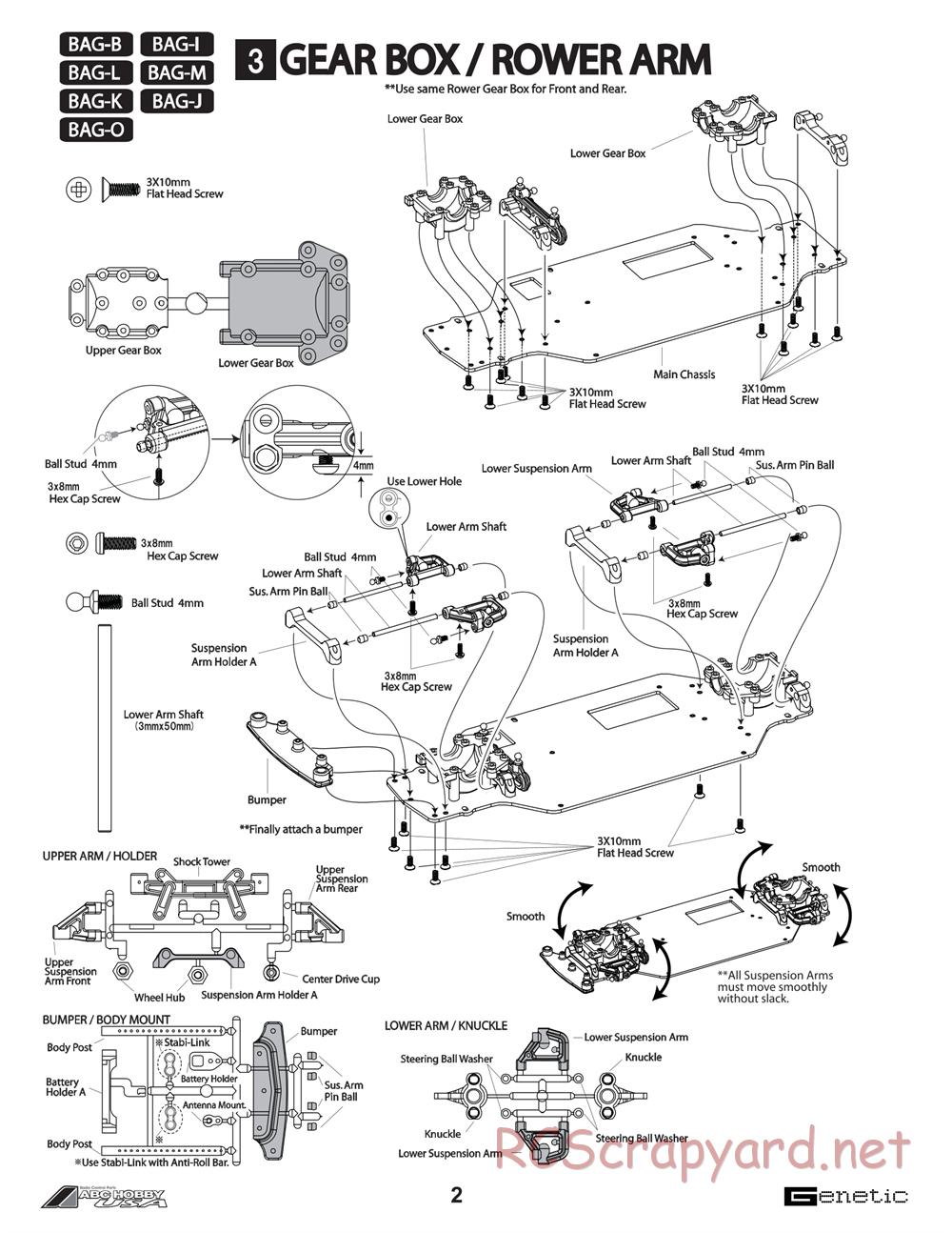 ABC Hobby - Genetic - Manual - Page 3