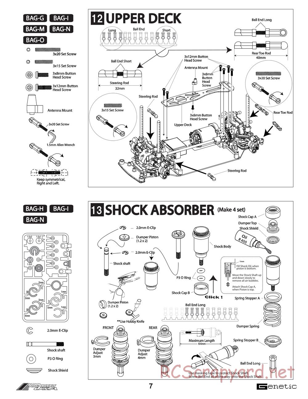 ABC Hobby - Genetic - Manual - Page 8