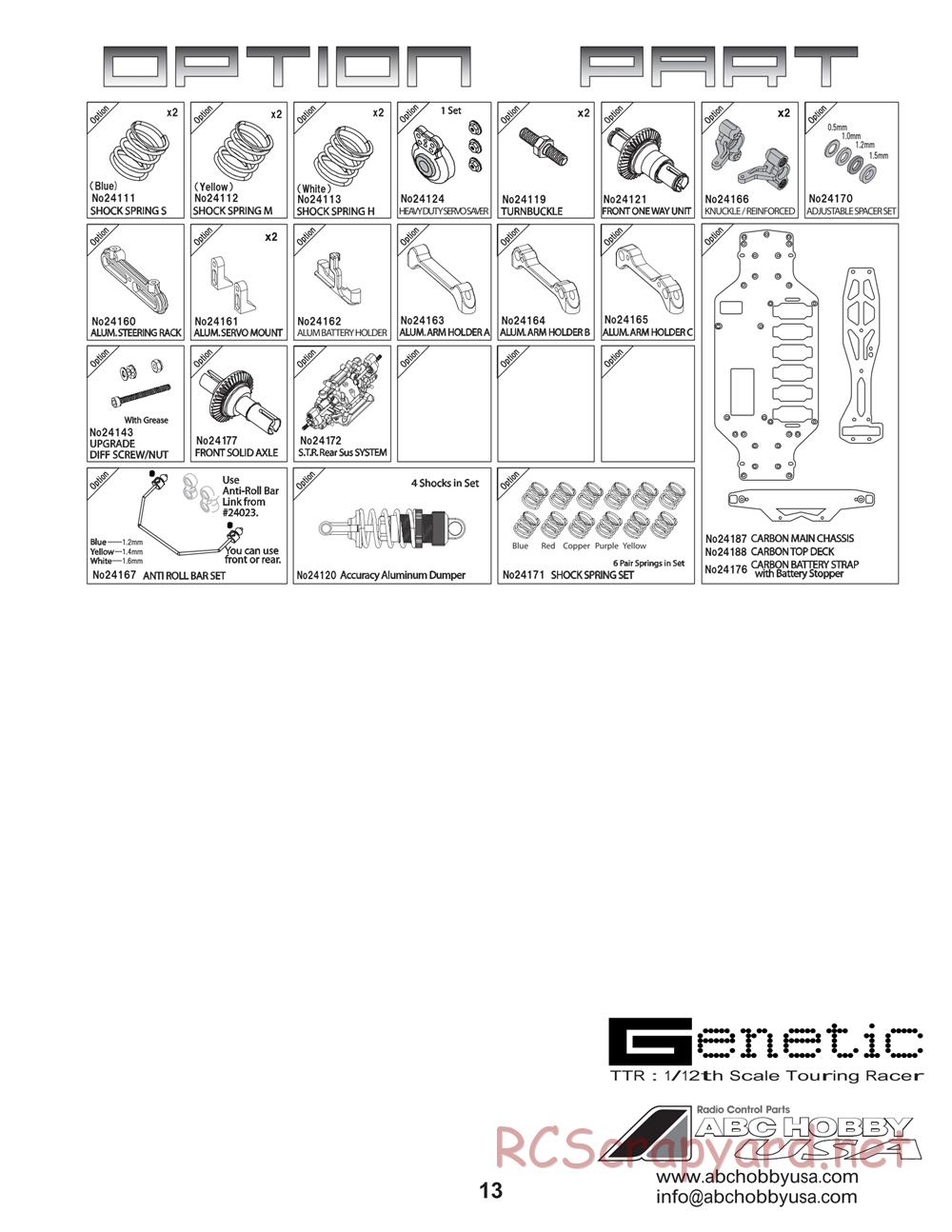 ABC Hobby - Genetic - Manual - Page 14