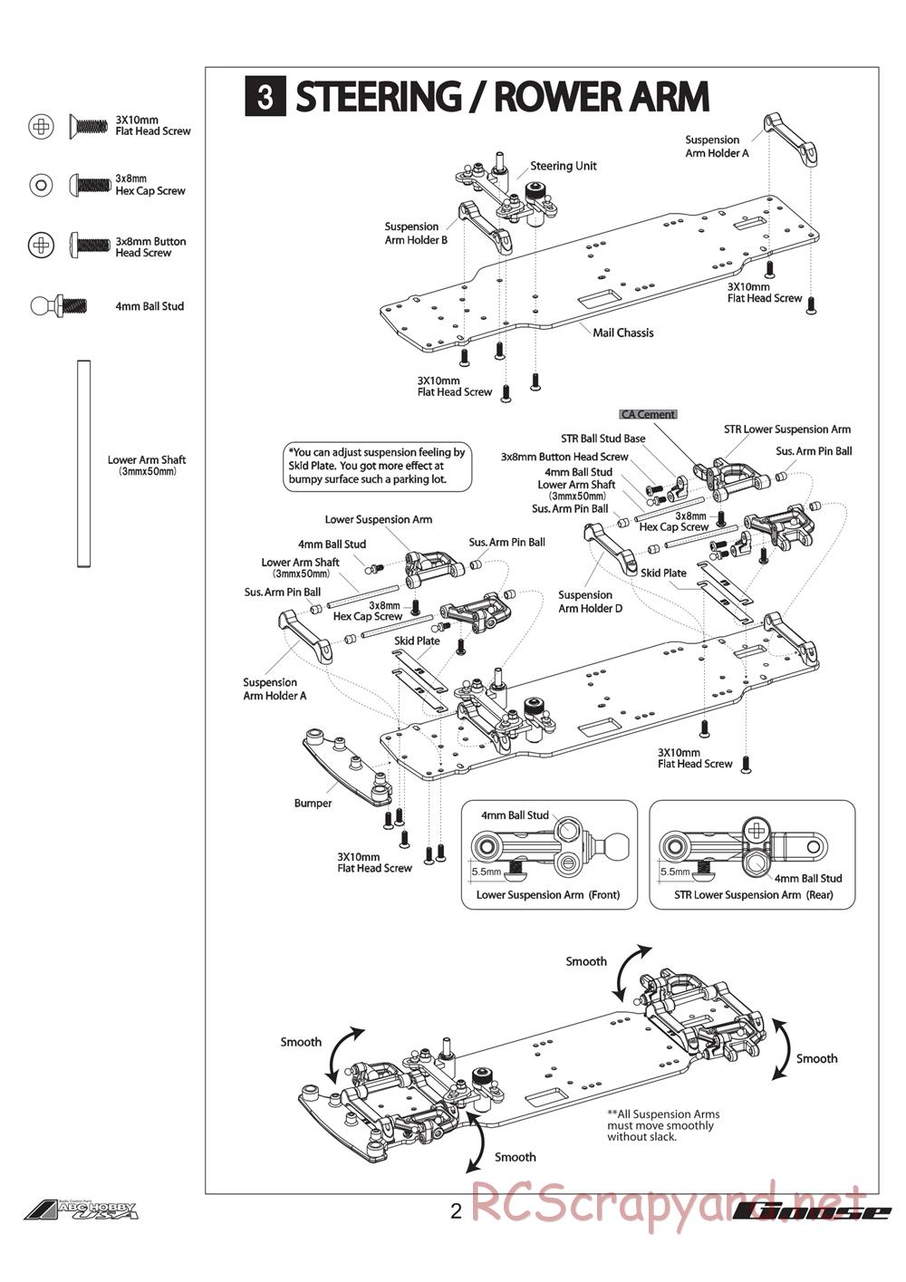 ABC Hobby - Goose - Manual - Page 3