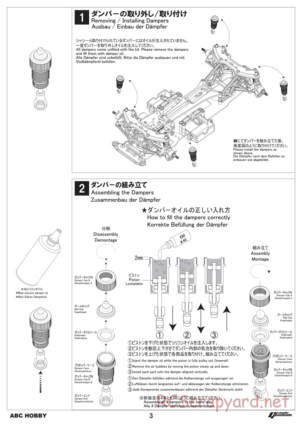 ABC Hobby - Grande Gambado - Manual - Page 3