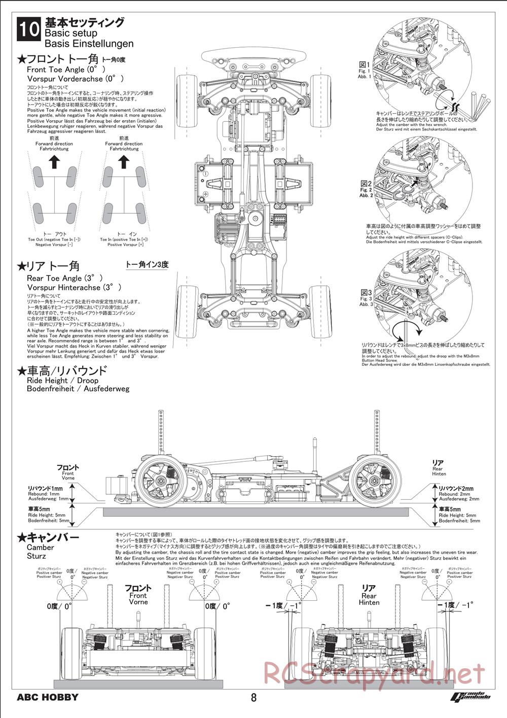 ABC Hobby - Grande Gambado - Manual - Page 8