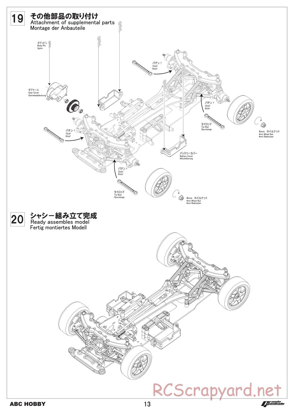 ABC Hobby - Grande Gambado - Manual - Page 13