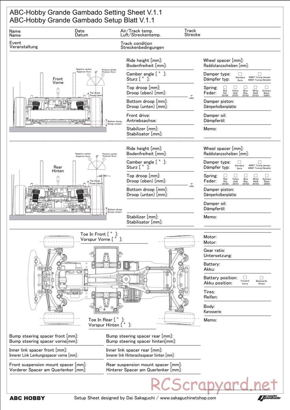 ABC Hobby - Grande Gambado - Manual - Page 17