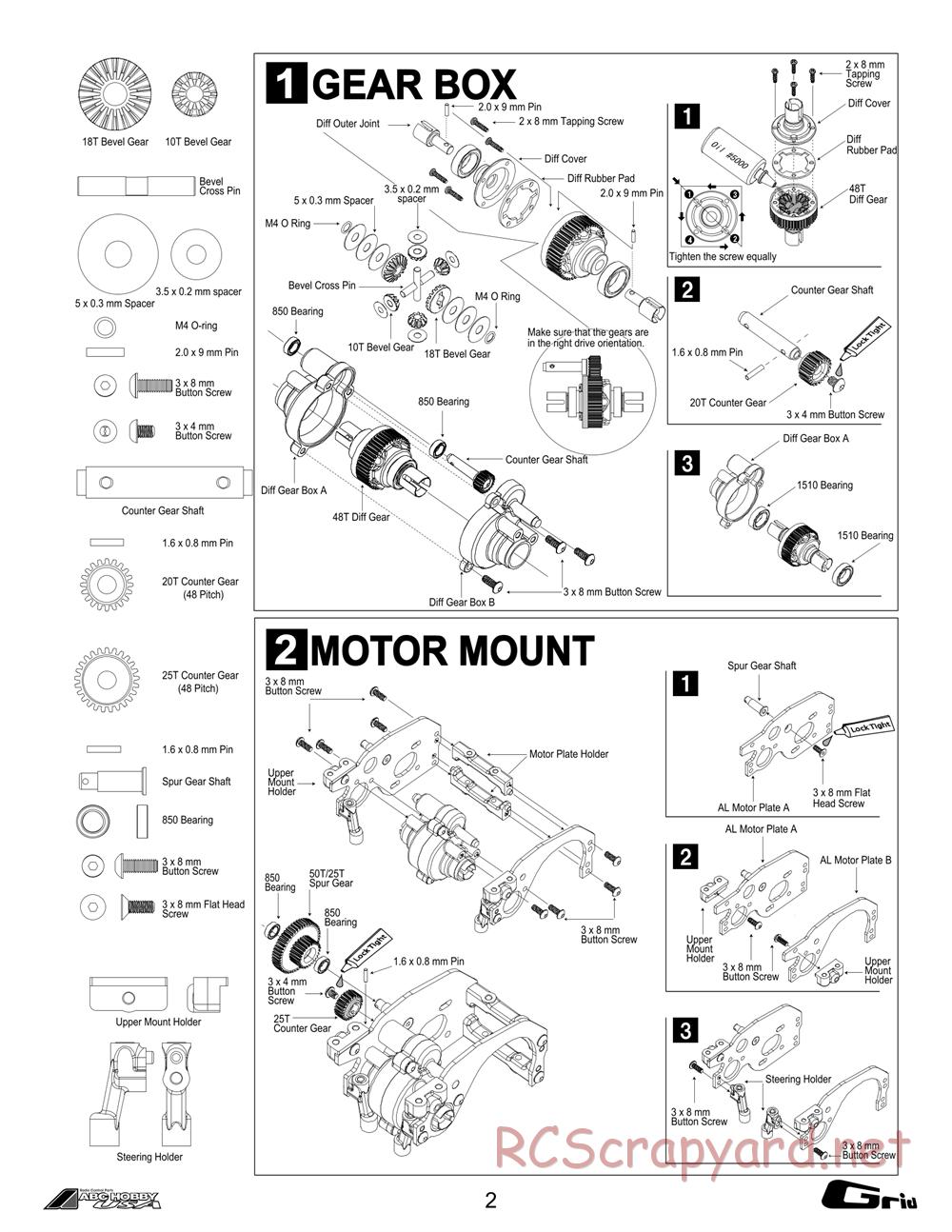 ABC Hobby - Grid - Manual - Page 2