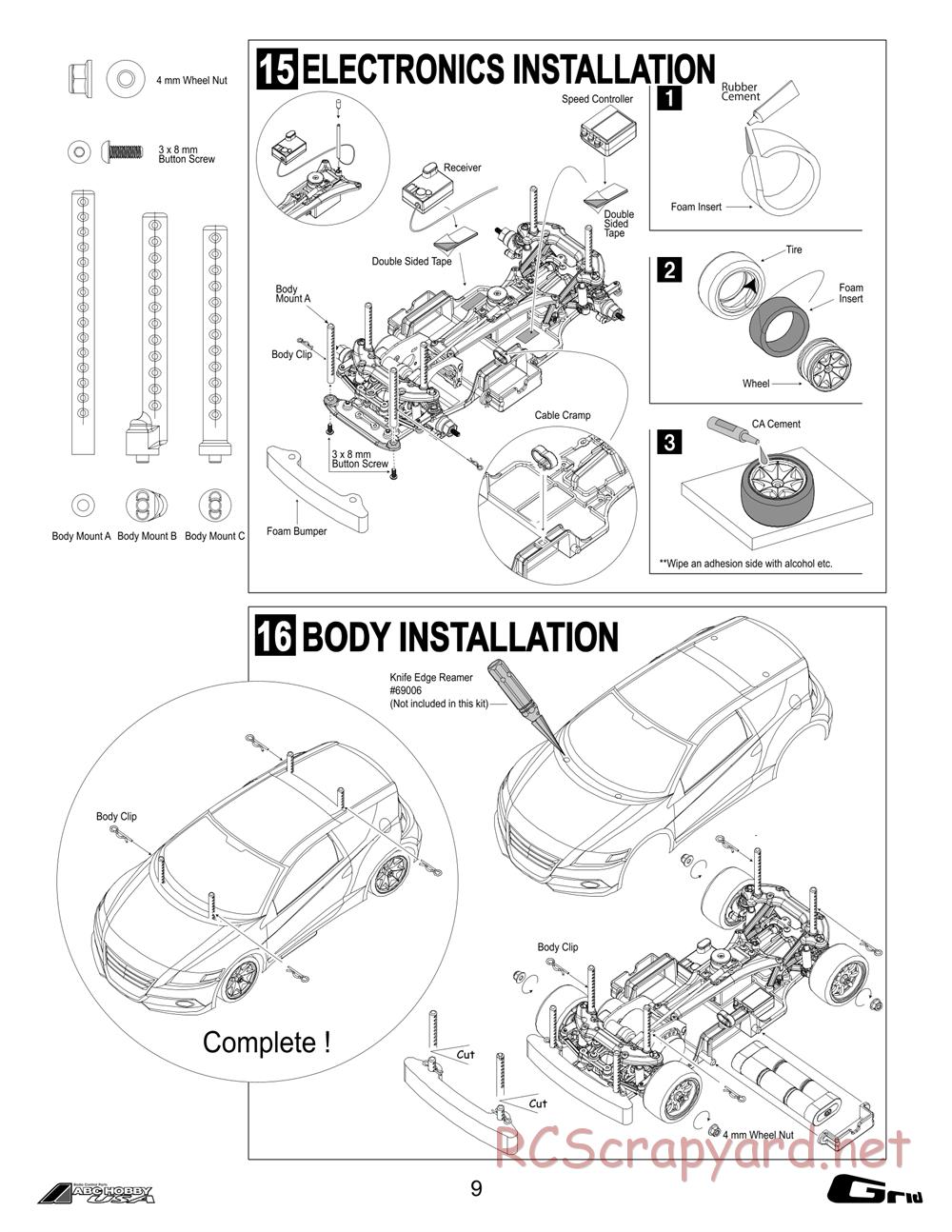 ABC Hobby - Grid - Manual - Page 9