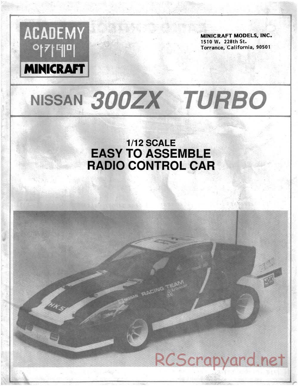 Academy - Fairlady-Z - Manual - Page 1