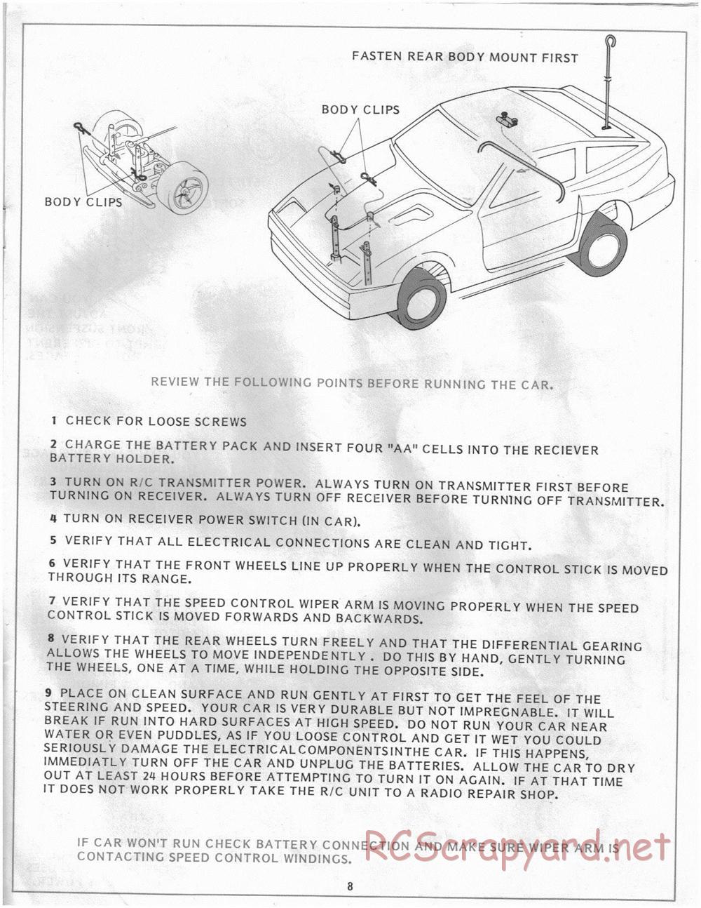 Academy - Fairlady-Z - Manual - Page 9