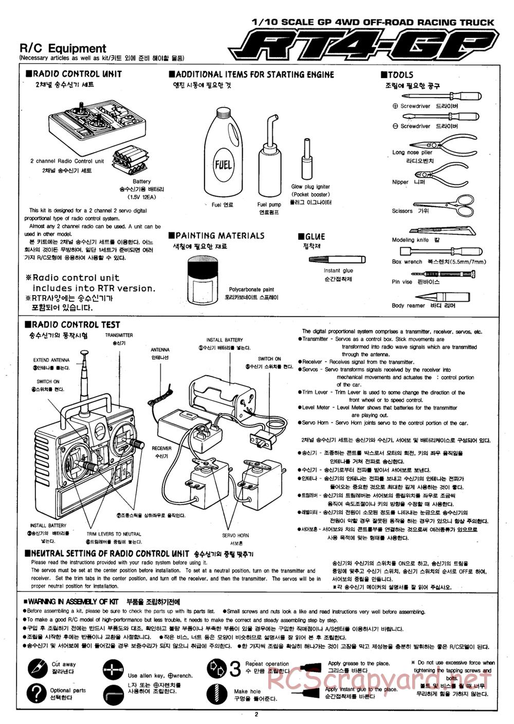 Academy - RT4-GP - Manual - Page 2