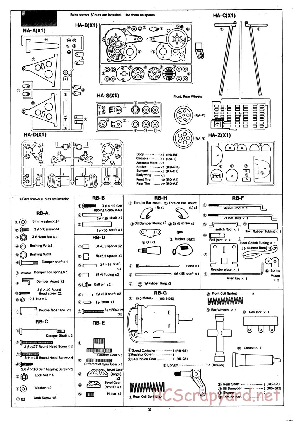 Academy - Rock Buster - Manual - Page 2