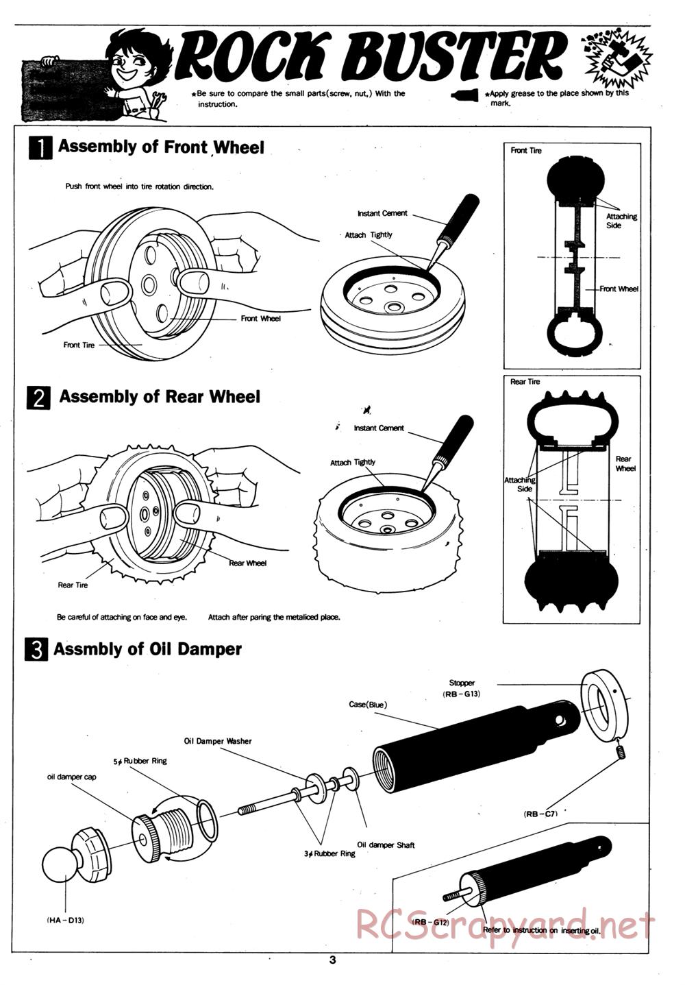 Academy - Rock Buster - Manual - Page 3