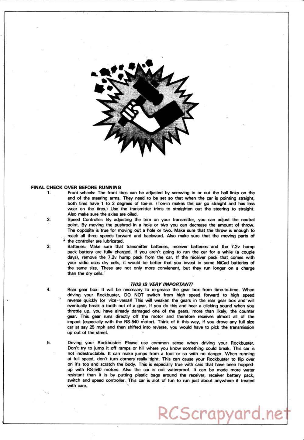 Academy - Rock Buster - Manual - Page 15