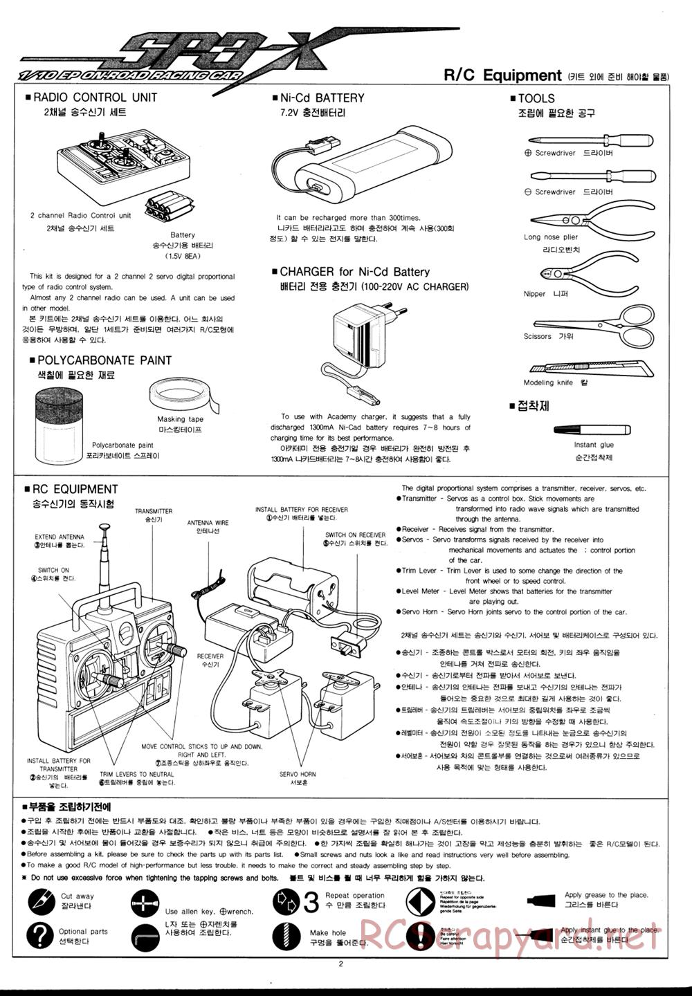 Academy - SP3-X - Manual - Page 2