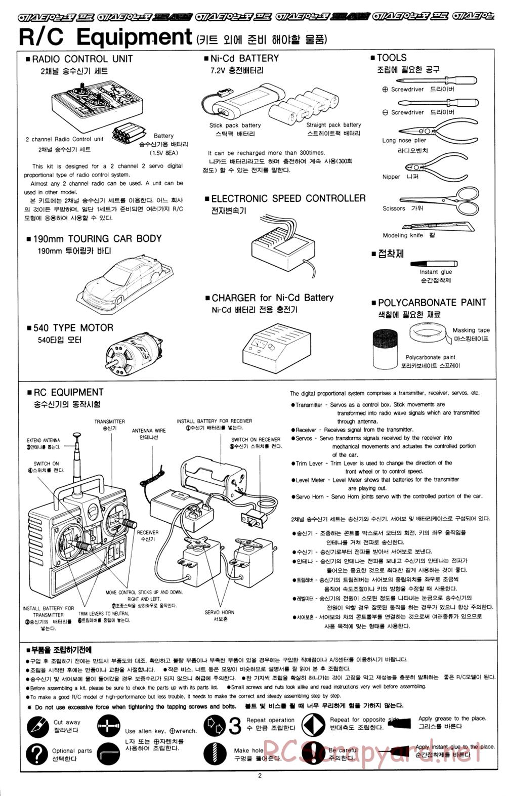 Academy - STR-4 Pro / Pro Sport - Manual - Page 2