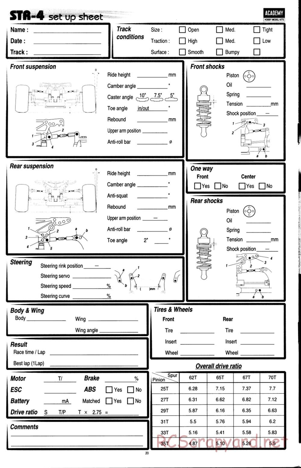 Academy - STR-4 Pro / Pro Sport - Manual - Page 21