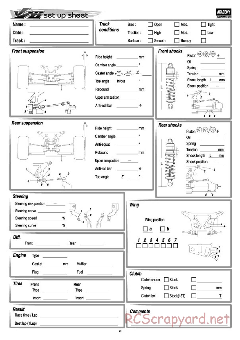 Academy - Velox-XB - Manual - Page 31