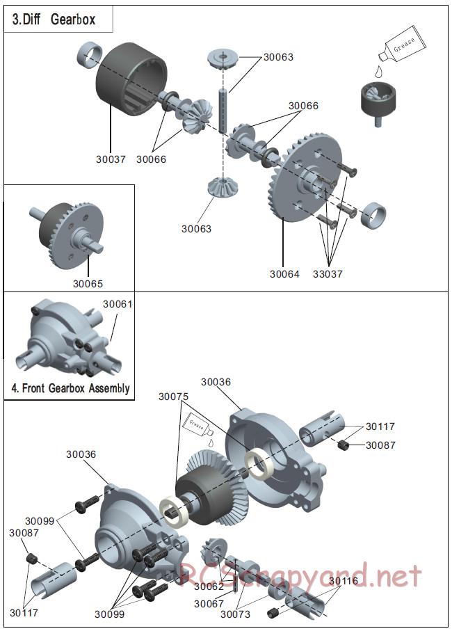 Acme Racing - Attacker - Exploded View and Parts List - Page 2