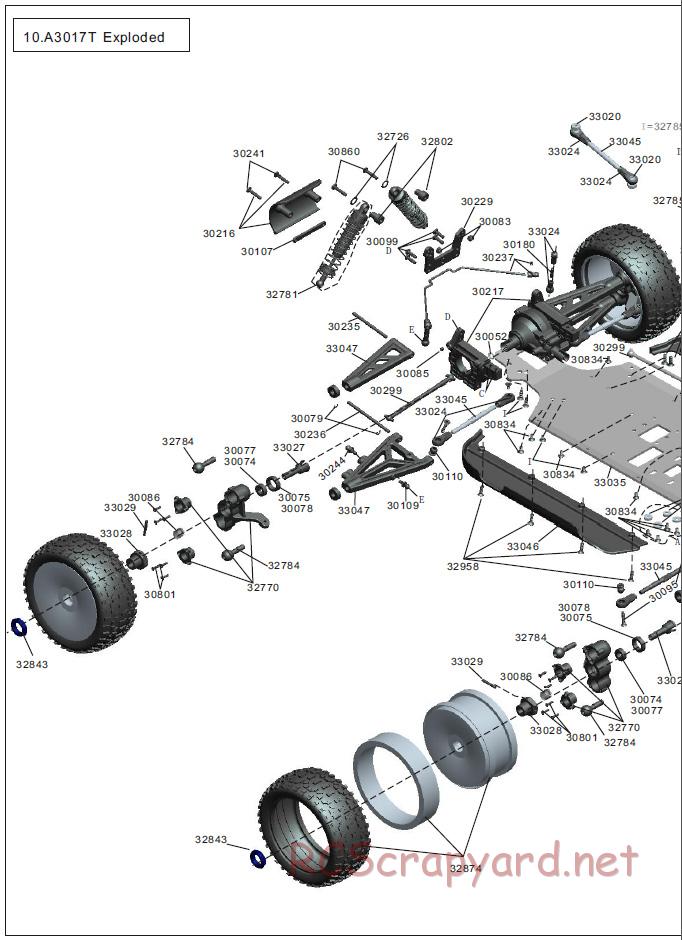 Acme Racing - Attacker - Exploded View and Parts List - Page 4