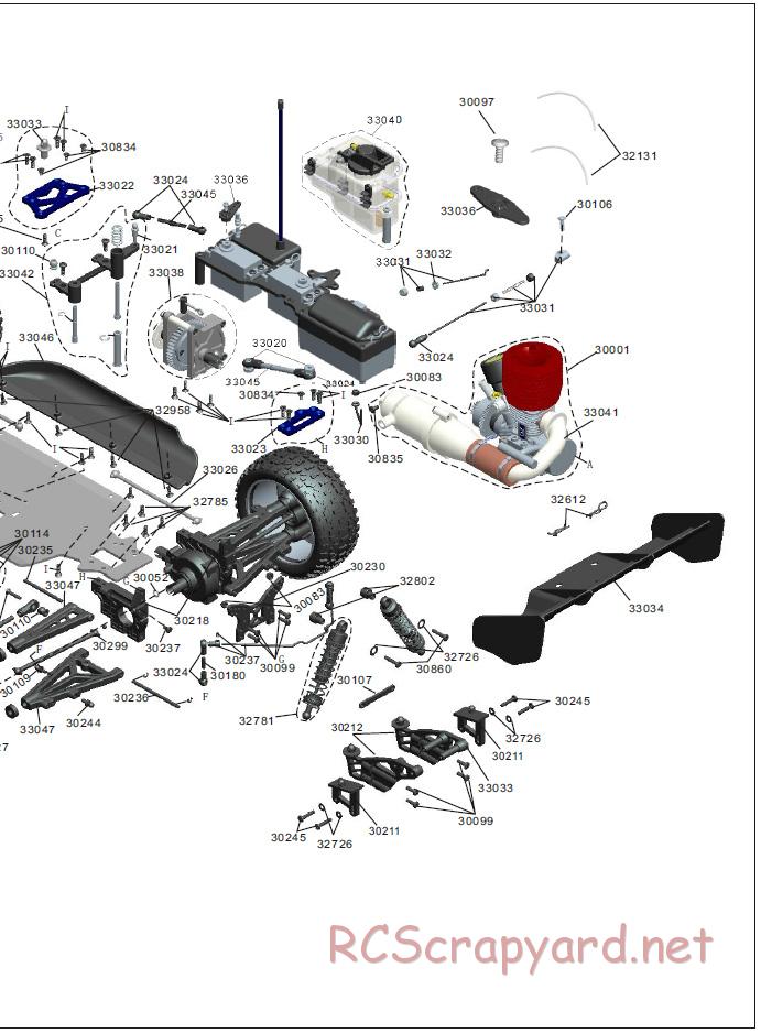 Acme Racing - Attacker - Exploded View and Parts List - Page 5