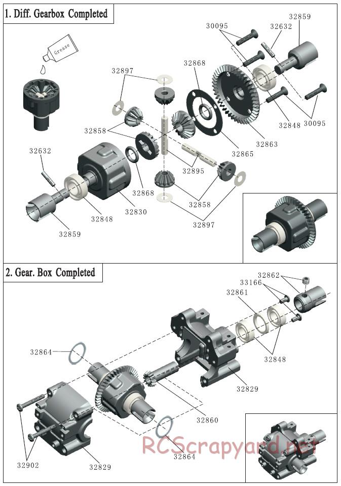 Acme Racing - Barbarian NXL - Exploded View and Parts List - Page 2