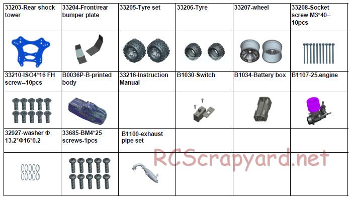 Acme Racing - Barbarian NXL - Exploded View and Parts List - Page 10