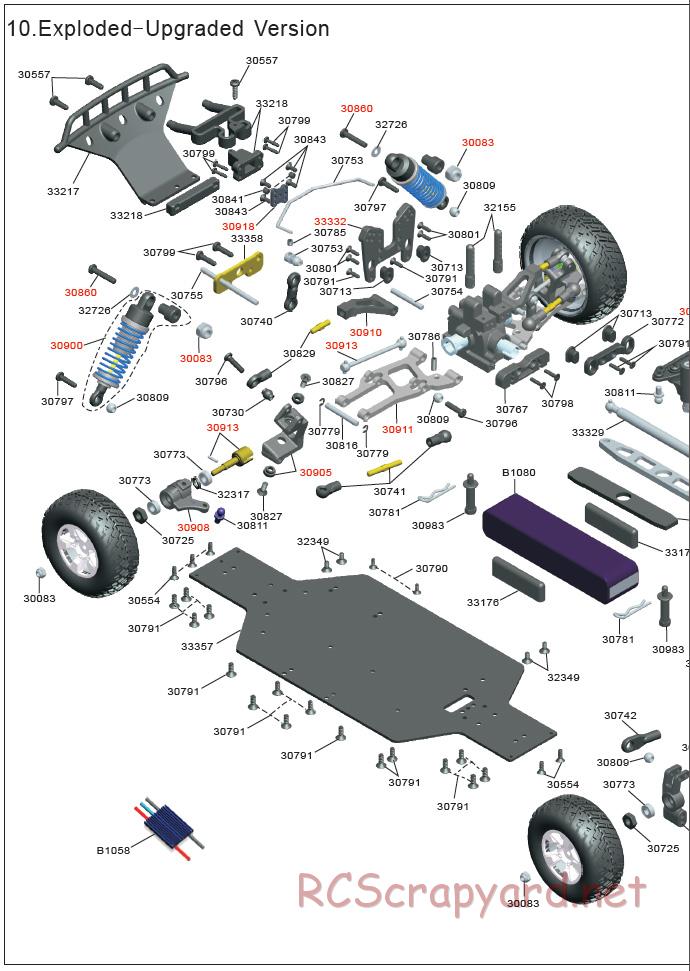 Acme Racing - Brawler - Exploded View and Parts List - Page 7