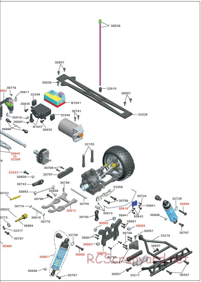 Acme Racing - Brawler - Exploded View and Parts List - Page 8