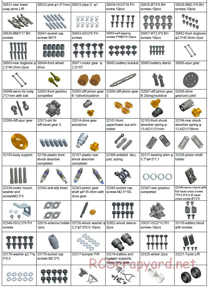 Acme Racing - Brawler - Exploded View and Parts List - Page 10