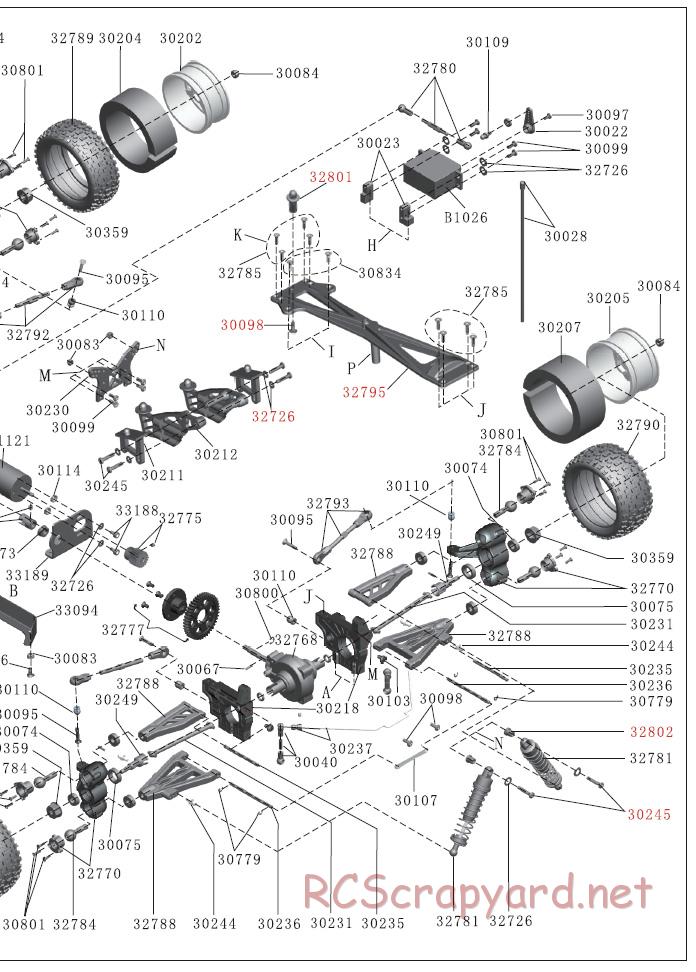 Acme Racing - Bullet - Exploded View and Parts List - Page 5