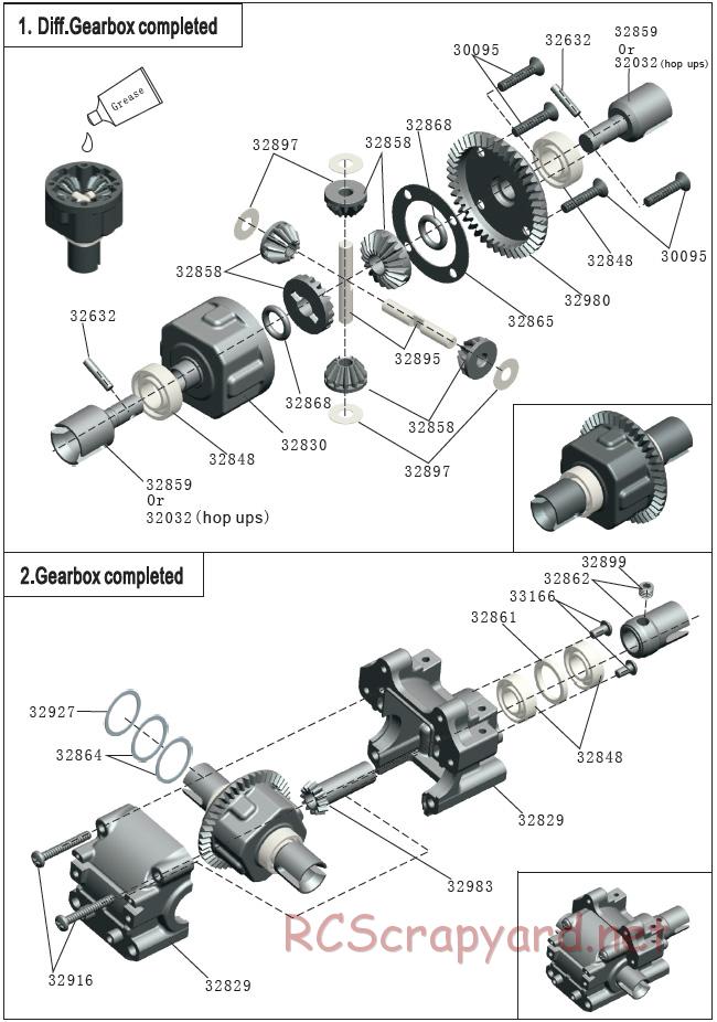 Acme Racing - Carnage - Exploded View and Parts List - Page 2