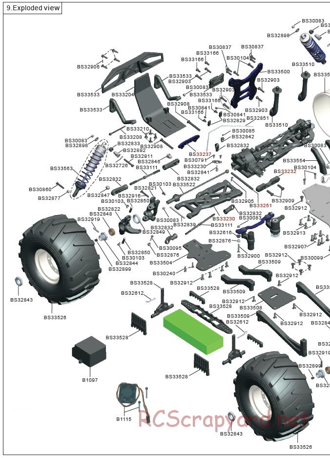 Acme Racing - Carnage - Exploded View and Parts List - Page 5