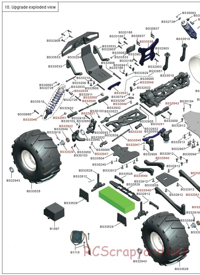 Acme Racing - Carnage - Exploded View and Parts List - Page 7