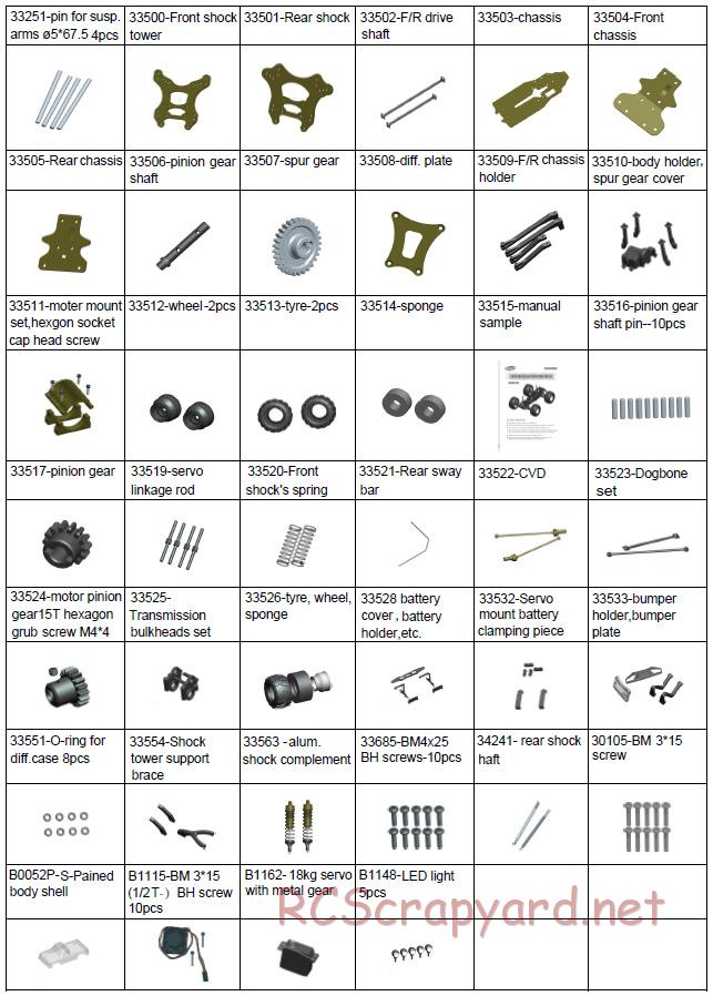 Acme Racing - Carnage - Exploded View and Parts List - Page 10