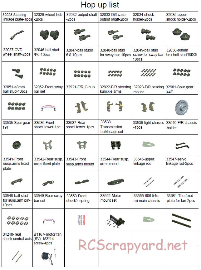 Acme Racing - Carnage - Exploded View and Parts List - Page 11