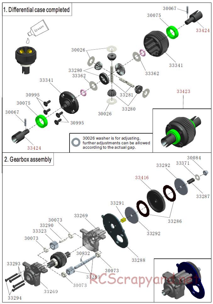 Acme Racing - Circuit Thrash - Exploded View and Parts List - Page 2