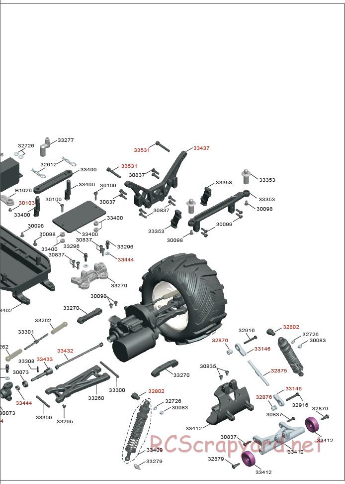 Acme Racing - Circuit Thrash - Exploded View and Parts List - Page 6