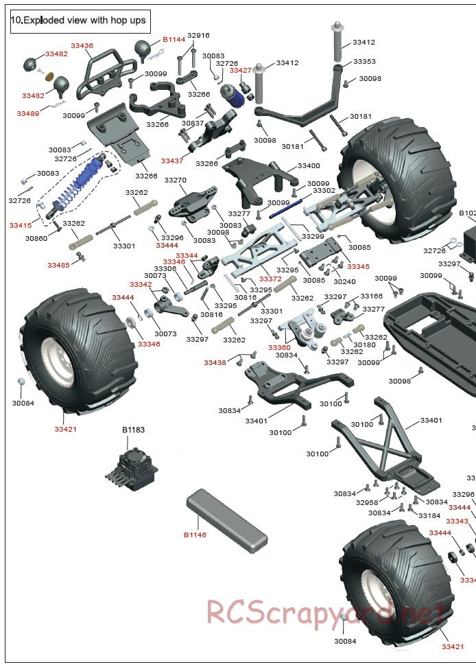 Acme Racing - Circuit Thrash - Exploded View and Parts List - Page 7