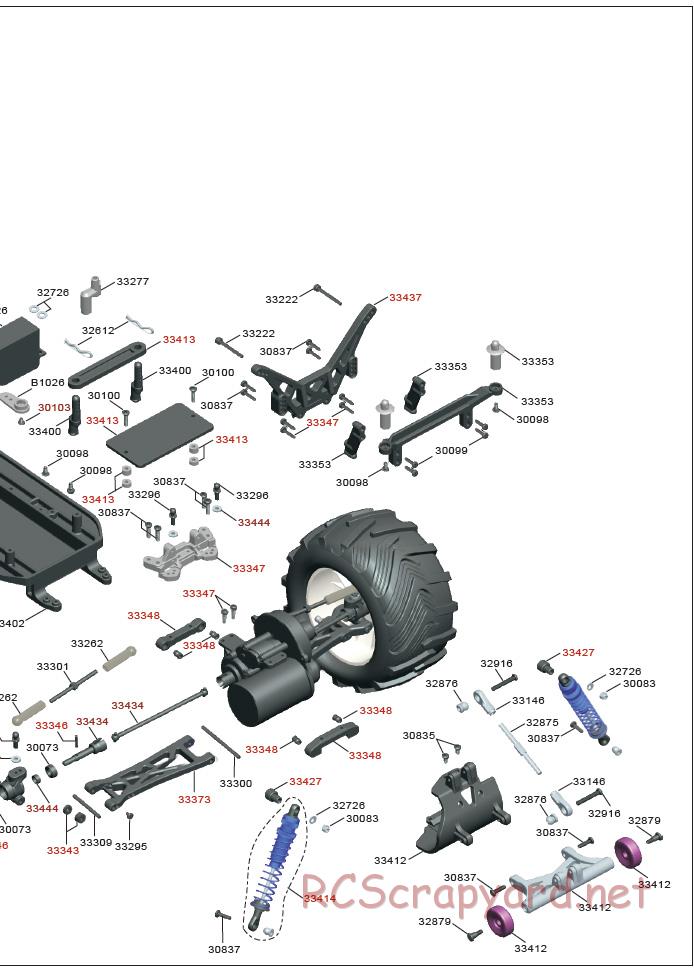 Acme Racing - Circuit Thrash - Exploded View and Parts List - Page 8