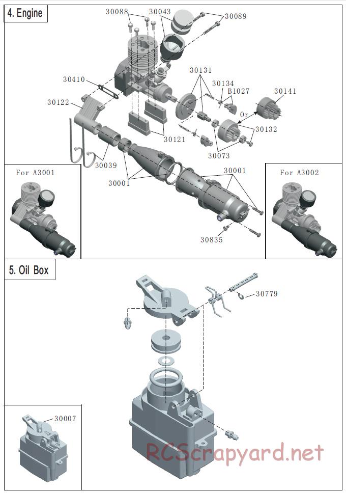 Acme Racing - Condor Pro - Exploded View and Parts List - Page 3