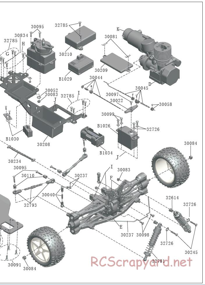 Acme Racing - Condor Pro - Exploded View and Parts List - Page 9